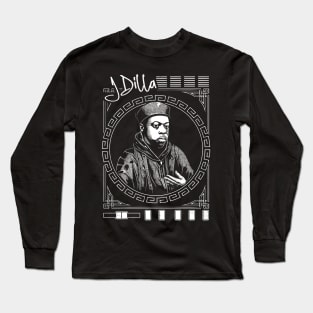 J Dilla / 90s Hip Hop Design Long Sleeve T-Shirt